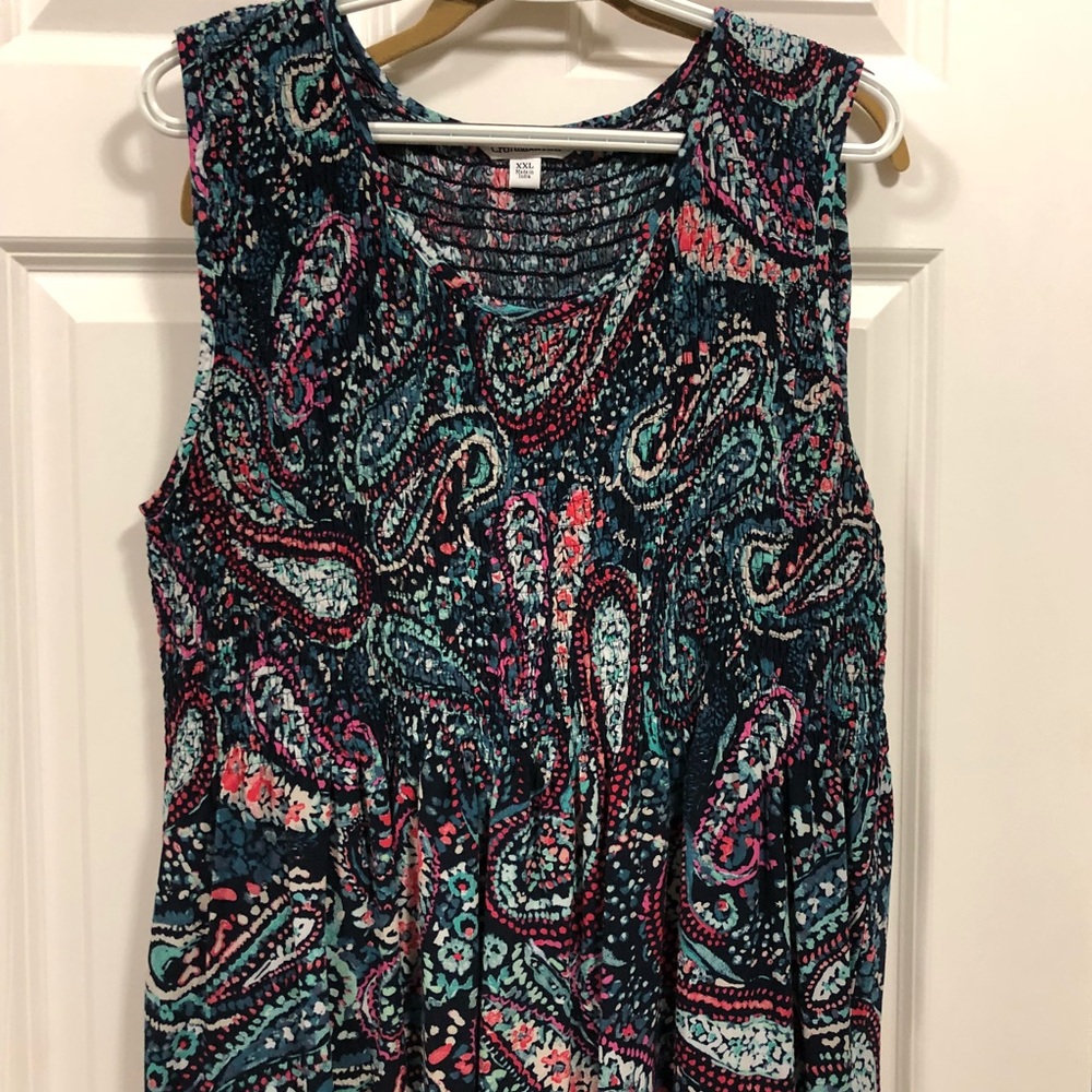 Croft & Barrow Smock Midi Dress